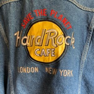 Rare Vintage Hard Rock Cafe Lee Denim Jacket